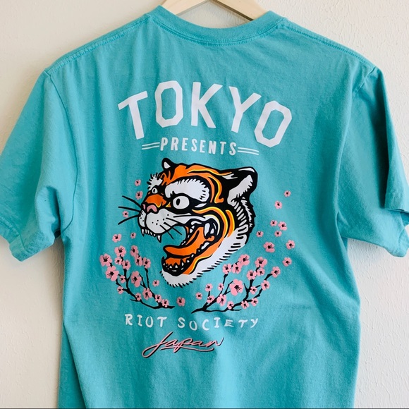 riot society tiger shirt